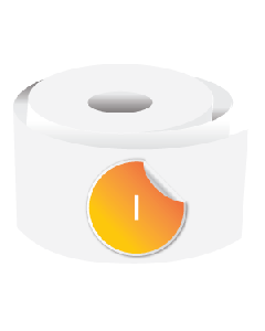 Circle Roll Sticker 1 inch 