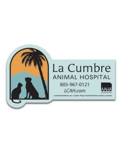 Custom Pet Sticker Vinyl Sticker On Rolls 4.1x2.4