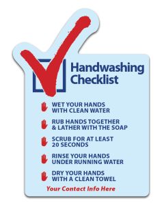 CHECKLIST Custom Shape Roll Sticker 4x5.5