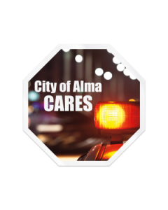 Octagon Vinyl Sticker 3x3 - Static Cling