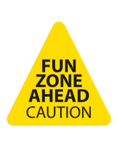 Triangle Poly Sticker 3x3 - Clear