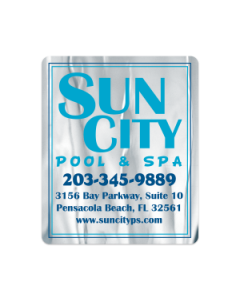 Round Corner Rectangle 2.5x3 - Static Cling