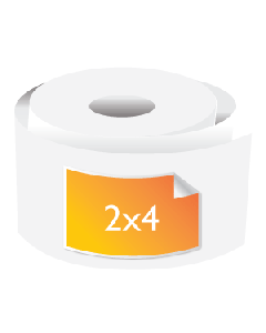 Rectangle Roll Sticker 2x4