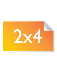 Individual Custom Sticker 2x4