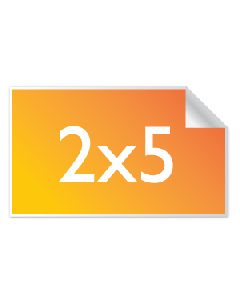 Individual Custom Sticker 2x5