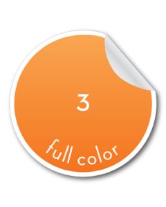 3 Inch Round Individual Custom Stickers