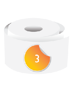 3 Inch Round Stickers on a Roll