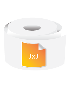 Square Roll Sticker 3x3
