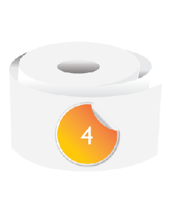 Circle Roll Sticker 4 inch 