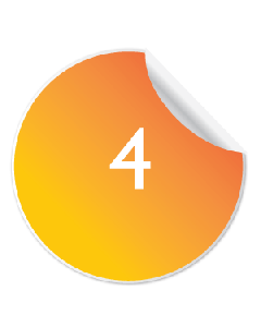 4 Inch Round Individual Stickers