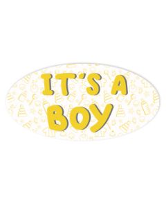 Oval Sticker Labels 1x2