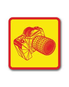 0.5" Custom Printed Square Labels 