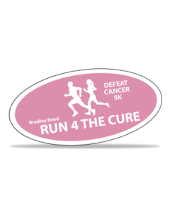 Oval 2x4 - Static Cling