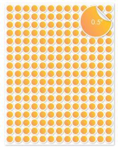 1/2" Customized Circle Labels 